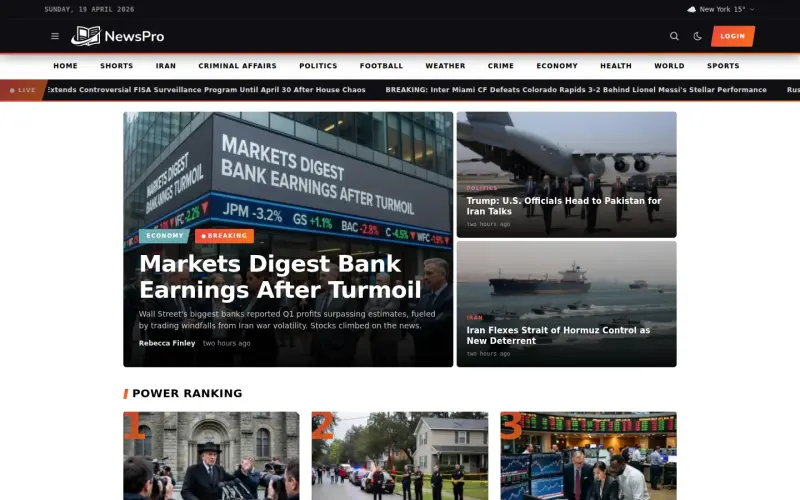 Ignite template homepage