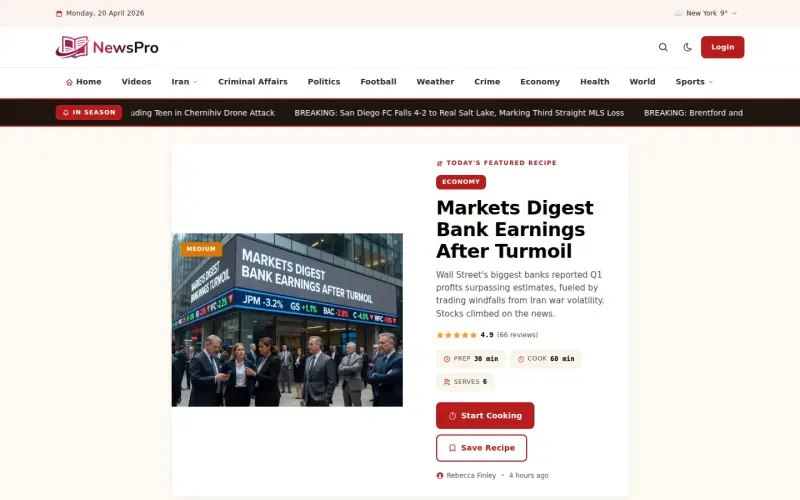 Kitchen template homepage