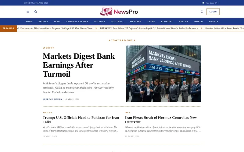 Pantheon template homepage