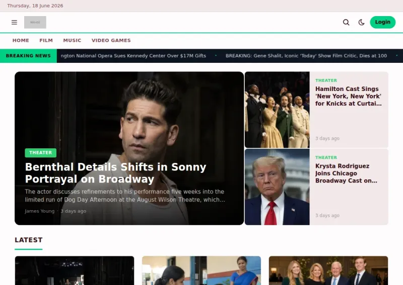 Broadway News Today